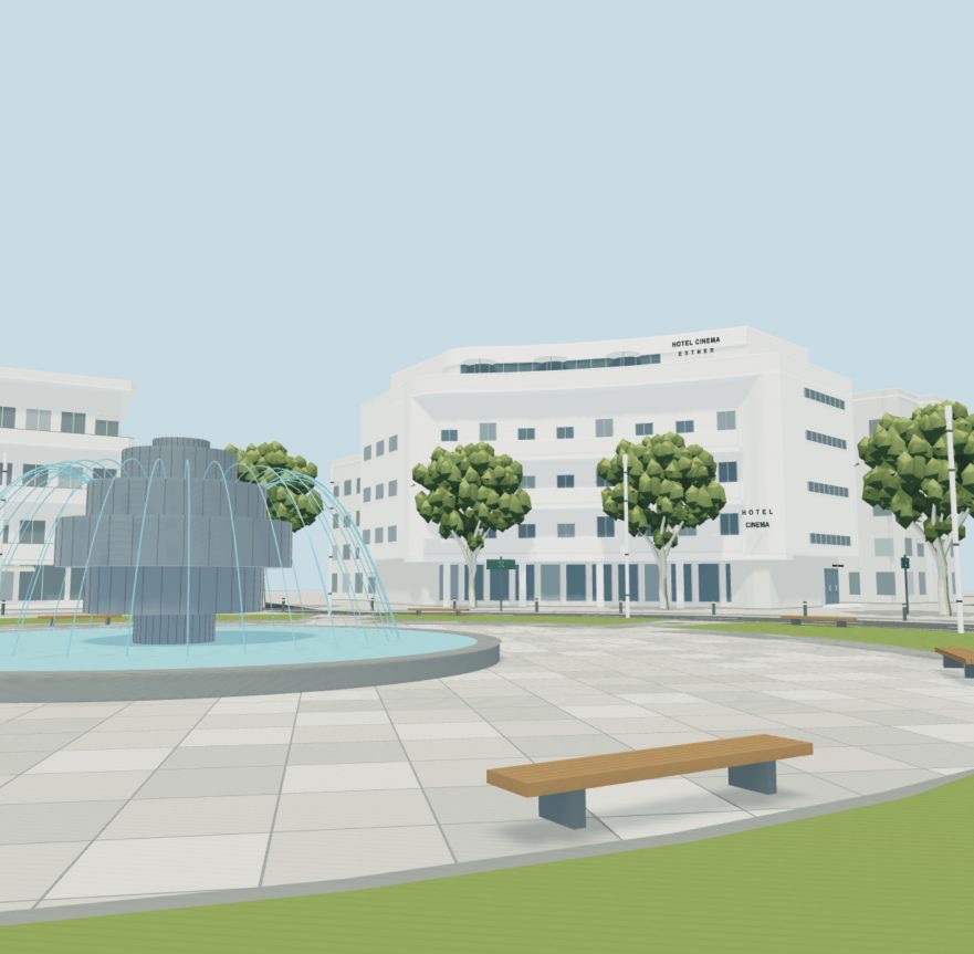 First assembly of the square