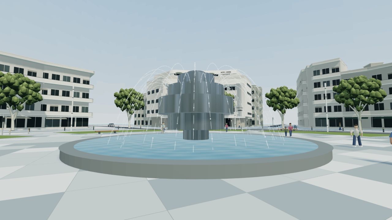 Fountain, frame A
