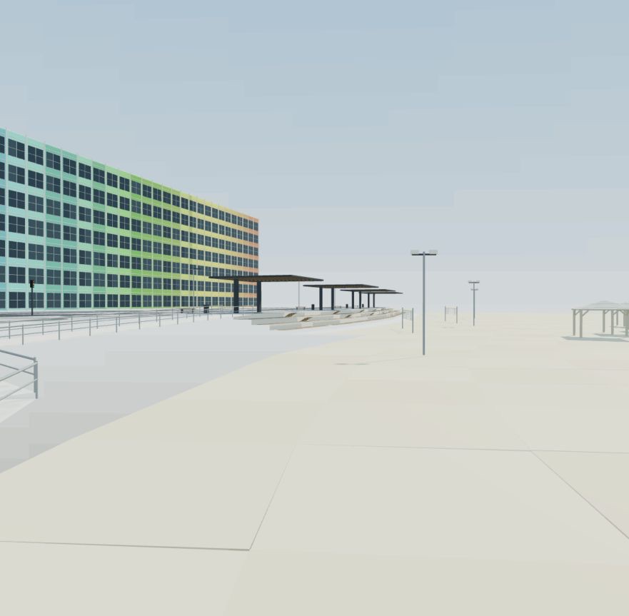 Arriving at Frishman beach