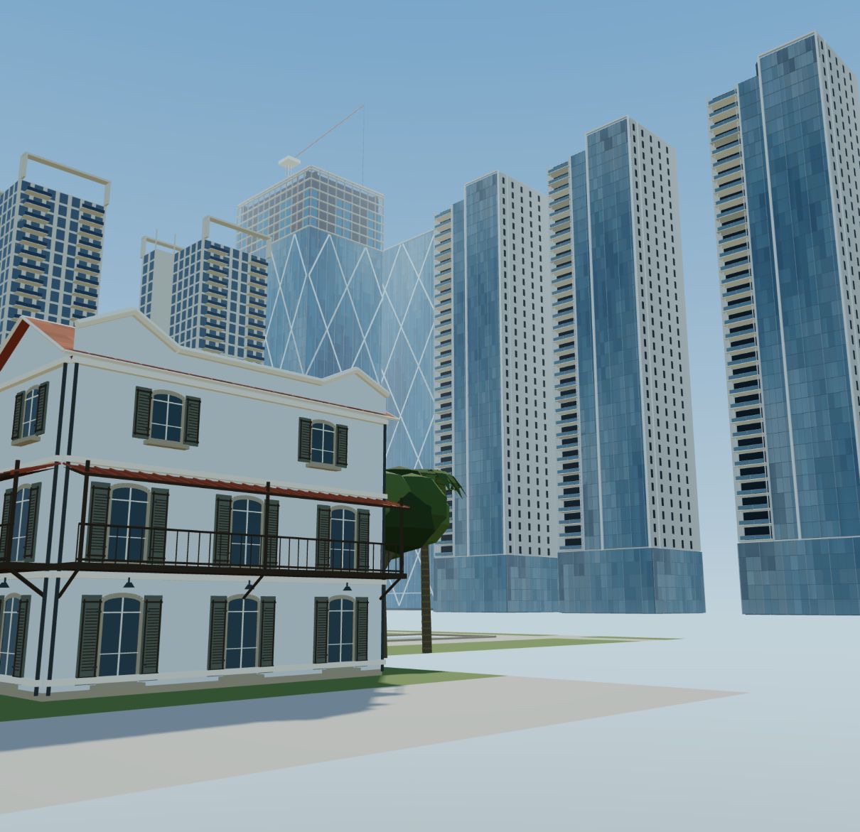Sarona skyline